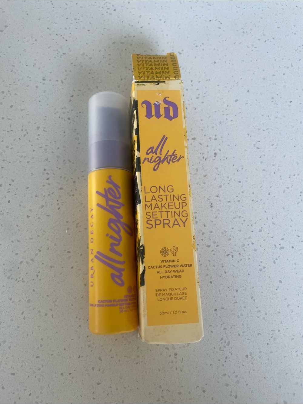 Urban Decay All Nighter Vitamin C Hydrating Makeup Setting Spray 1 Fl Oz NIB